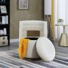 360¬∞ Swivel Accent Chair with Storage Function, Velvet Curved Chair with Gold Metal Base for Living Room, Nursery, Bedroom [Video]