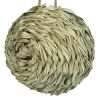 Charming Decorative Hummingbird House Hand-woven Hung Straw Nest Natural Grass Hung Bird for Garden Patio Lawn Office Indoor