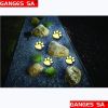 1pc GANGES SA Solar Garden String Lights; 4 Cat And Dog Footprint Lights; Solar Lawn Lights; Solar Landscape Fence String Lights; Outdoor Garden Decor