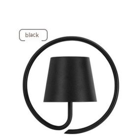 Full Aluminum Wall Lamp LED Charging Touch (Option: Black-8090 Monochrome Warm Light-USB)