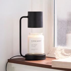 Bedroom Aromatherapy Lamp, Smokeless Candle Table Lamp (Option: Knob Dimming UK-Classic Black Metal Base)