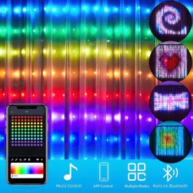 Programmable Magic Curtain Light Controlled By APP (Option: Magic APP400 light-1X1M-UK)