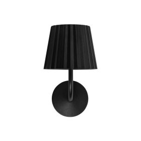 Full Aluminum Wall Lamp LED Charging Touch (Option: Black-8091 Monochrome Warm Light-USB)