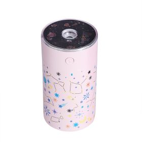 High Capacity Star Lamp Projector Humidifier (Option: Pink-USB)