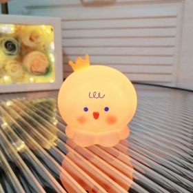 Cartoon Luminous Night Market Stall Led Small Night Lamp Christmas Gift (Option: Octopus Pink)