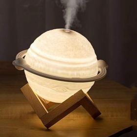 Planet Humidifier Home Mute Fog Volume (Option: Wood-USB)