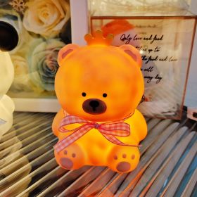 Cartoon Luminous Night Market Stall Led Small Night Lamp Christmas Gift (Option: Nini Bear Brown)