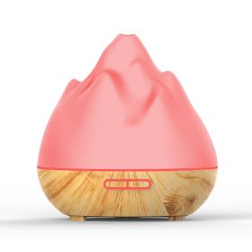 Mountain View Volcano Aroma Diffuser Mini Humidifier (Option: Light wood grain-AU)