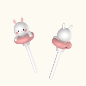 Novelty Gifts Bunny Humidifier Usb Rechargeable Wireless Mini Portable Animal Cute Rabbit Humidifier Stick (Option: Pink-USB)