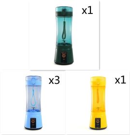 Portable Blender Portable Fruit Electric Juicing Cup Kitchen Gadgets (Option: Set44-USB)