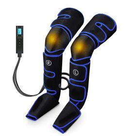 Air Knee Massager Wholesale Household Air Pressure Massager Electric Air Wave Leg Massage Instrument Leg Massage Machine (Option: Black-EU)