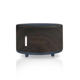 Outdoor Camping Bluetooth Music Flame Humidifier (Option: Deep wood grain-Classic style-USB)