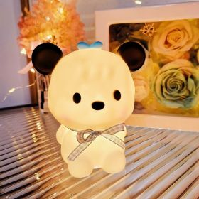 Cartoon Luminous Night Market Stall Led Small Night Lamp Christmas Gift (Option: Furry Mouse Blue Blue)