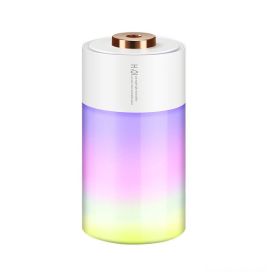 Colorful Aromatic Cup Humidifier Air Purification (Option: White-Humidifier-USB)