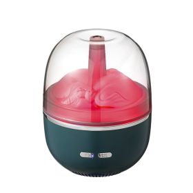 Air Humidifier Essential Oil Ultrasonic Aromatherapy Atomizer Colorful Light Heavy Fog Volume Office Home Accessories (Option: Green-USB)