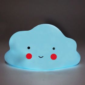 Luminous Toys, Children's Room LED Lights, Bedside Lamp Decorations, Enamel New Creative Gifts (Option: Cloud Blue)