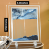 1pc; Dynamic Square Quicksand Painting; Romantic Gift; Quicksand Painting Decoration; Home Decoration; Office Desktop Decoration; Hourglass Dynamic Ar