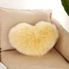 1pc Love Heart Plush Pillow - Soft and Cozy Indoor Sofa Chair Bed Cushion for Home Decoration - Removable and Machine Washable