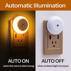 Plug Light Control Small Small Induction Night Lamp (Option: AU 1pc-Amber Light)