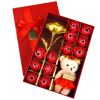 1 Soap Flower Gift Teddy Bear Flower Petal Valentine