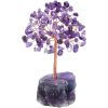 1pc Natural Crystal Tree Crystal Hair Ore Fluorite Base Rich Tree Chakra Amethyst Powder Crystal Ornaments