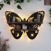 Wooden Wall Shelf Home Decoration Organizer Moon Butterfly Cat Bedroom Room Decor Storage Rack Wall-mount Display Stand Shelves