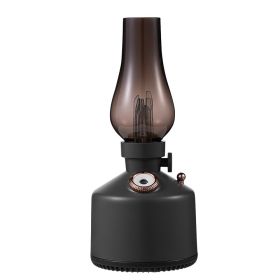 Kerosene Lamp Air Humidifier Home Bar (Option: Grey-USB)