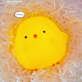 Cartoon Luminous Night Market Stall Led Small Night Lamp Christmas Gift (Option: Chick Yellow Medium)