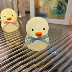 Cartoon Luminous Night Market Stall Led Small Night Lamp Christmas Gift (Option: Duckling Blue)